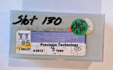 TCT REPOINTED DRILLS SLOT 1.30MM 0.0512" DIA 0.343" FLUTE LOT OF 33