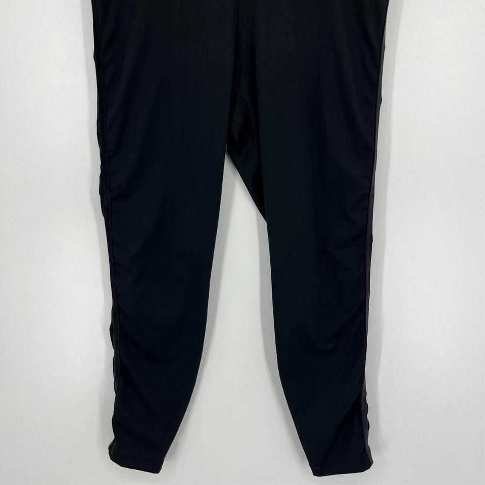 Nike Leggings Para Mujer Talla XL Negro Dri-Fit Swoosh Logo Hasta el Tobillo Yoga Foto 3 de 4