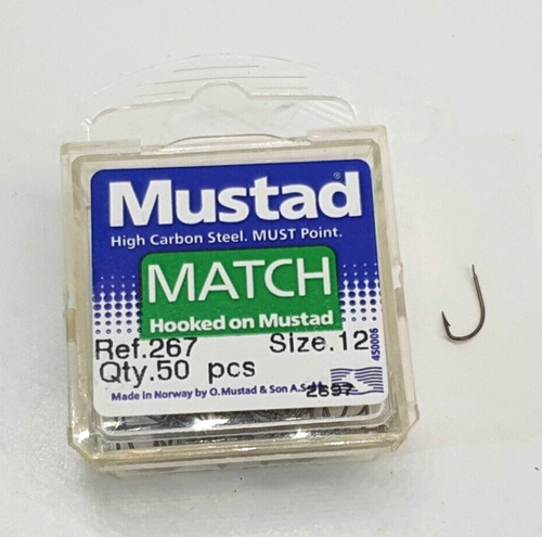2 Pacchetti da 50 Pezzi - Ami MUSTAD Match - Ref. 267 - Size 12 - EF435 - 第 2/6 張圖片
