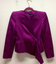 Brand New With Tags Gianfranco Ferre Purple Satin Avant Garde Jacket Uk 8-10