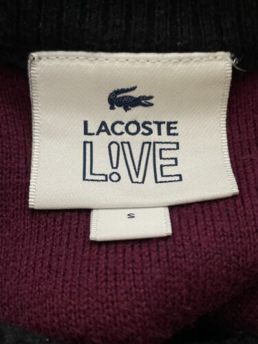 Lacoste Live Camo Cashmere And Cotton Jacquard Sweater Men's SMALL - Picture 8 of 10