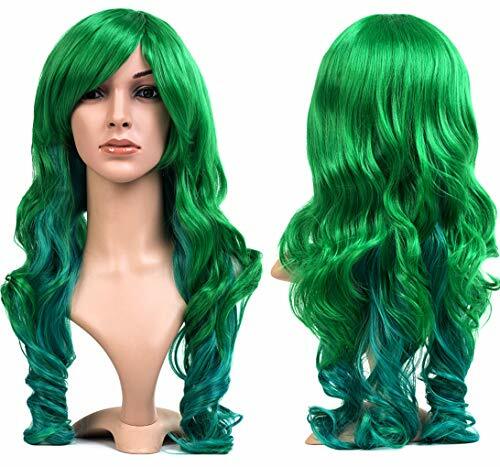 cheap green wigs
