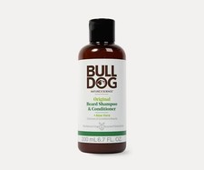 Bull Dog Original Beard Shampoo  Conditioner  Aloe Vera 6.7 Fl. Oz.