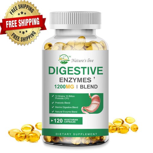 Digestive Enzymes - Potency Immune Health, Gas, Constipation & Bloating Relief - Picture 4 of 9