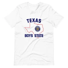 TEXAS BOYS STATE Politics A24 White Tee Short-Sleeve Unisex T-Shirt