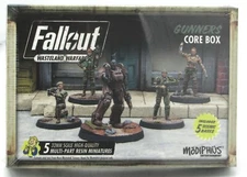 Fallout MUH052218 Gunners Core Box (Faction Starter) Mercenary Gang Miniatures