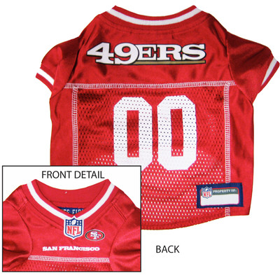 49ers dog jersey xl