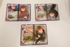 LOT OF 3 MCDONALD'S TY BEANIE BABIES 2000 DINOSAUR TRIO NEW