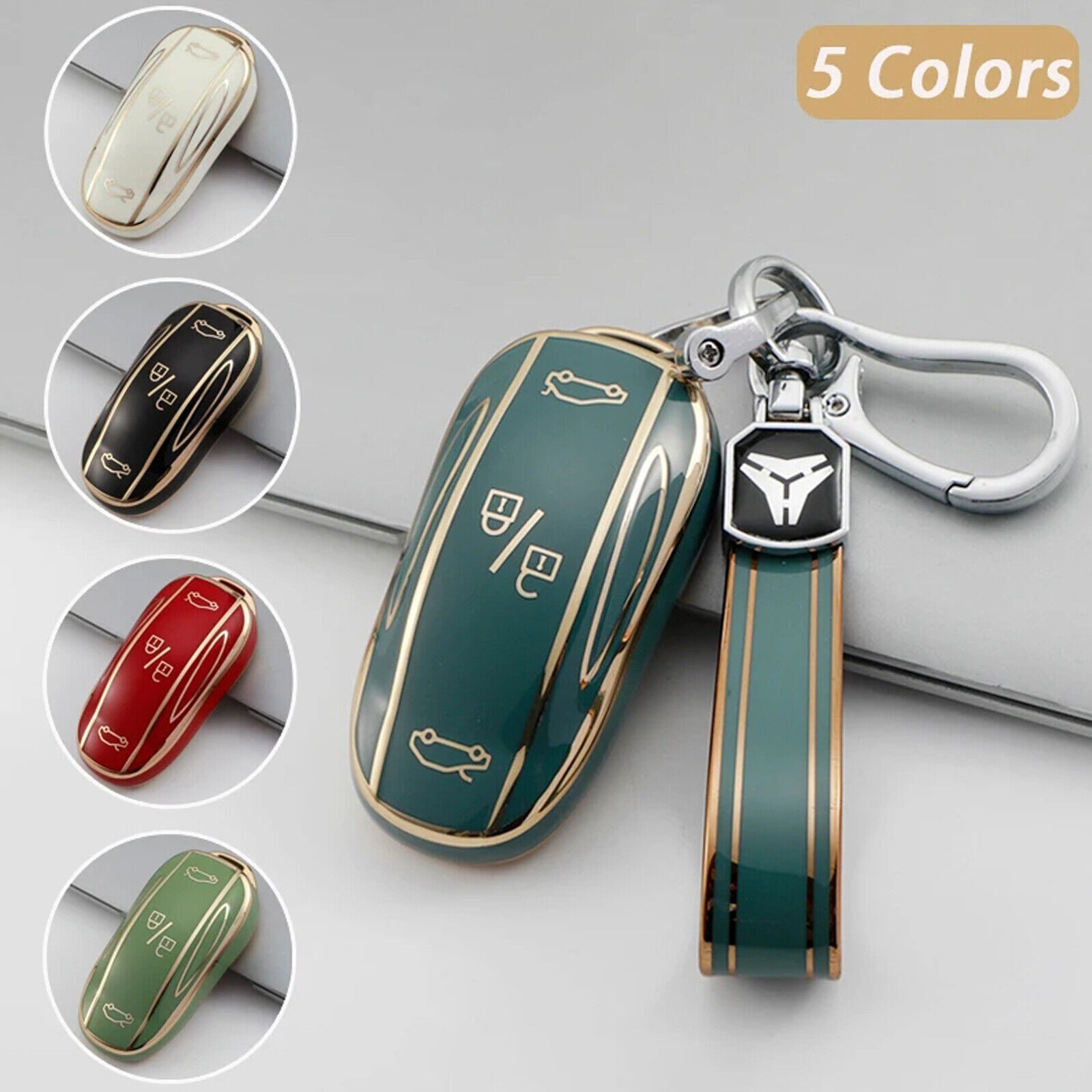 Car Smart Key Cover Case Fob Shell For Tesla Model 3/Y/X/S 2018 -2020 Accessorie