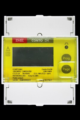 IME DREIPHASEN CT BETRIEBEN ELEKTRONISCHER KILOWATTSTUNDENZÄHLER CONTO D4-SH CE4ST14A2