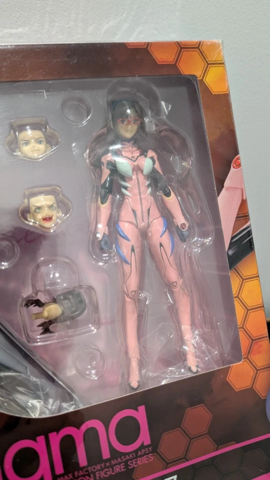 Evangelion Makinami Mari Illustrious Figma 079 Max Factory Action Figure Rare — 第 4/4 张图片