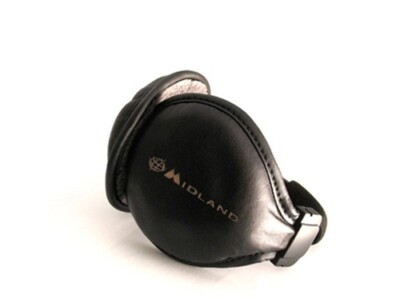 MIDLAND SUBZERO EAR MUFF KOPFHÖRER LEDER MP3 IPOD MUSIK 3,5MM KLINKE STEREO