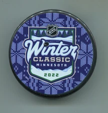 2022 Winter Classic Generic Wincraft Hockey Puck St Louis Blues Minnesota Wild