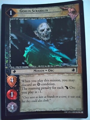 Lotr TCG CCG : MOM Foil - Goblin Scrabbler 2C64 - NM