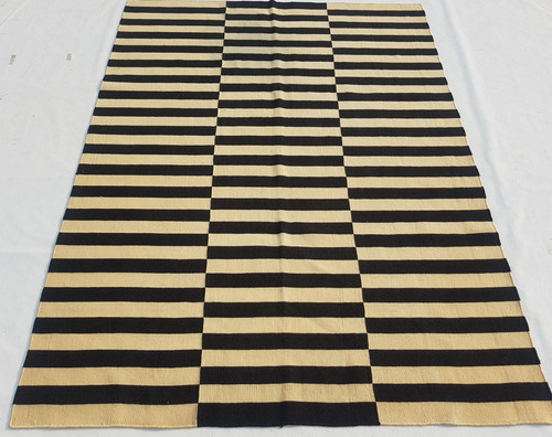 Vintage Traditional Handcrafted Striped Rug for Home Décor 230x167 cm