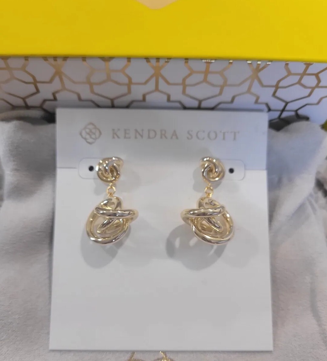 Kendra Scott Love Knot Earrings Presleigh Statement Statement