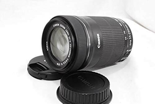 USED Canon Telephoto Zoom Lens EF-S55-250mm F4-5.6 IS STM APS-C EF-S55-250ISSTM - Bild 1 von 5