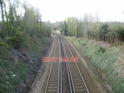 FOTO EISENBAHNLINIE VON PURLEY DOWNS ROAD DIE SÜDOSTBAHN UND DIE LON