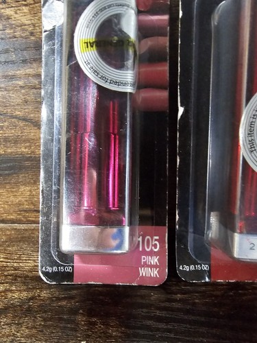 NEW Maybelline Color Sensational Satin Lipstick Lot Of 5 Pink Red Plum Rose - Picture 2 of 7