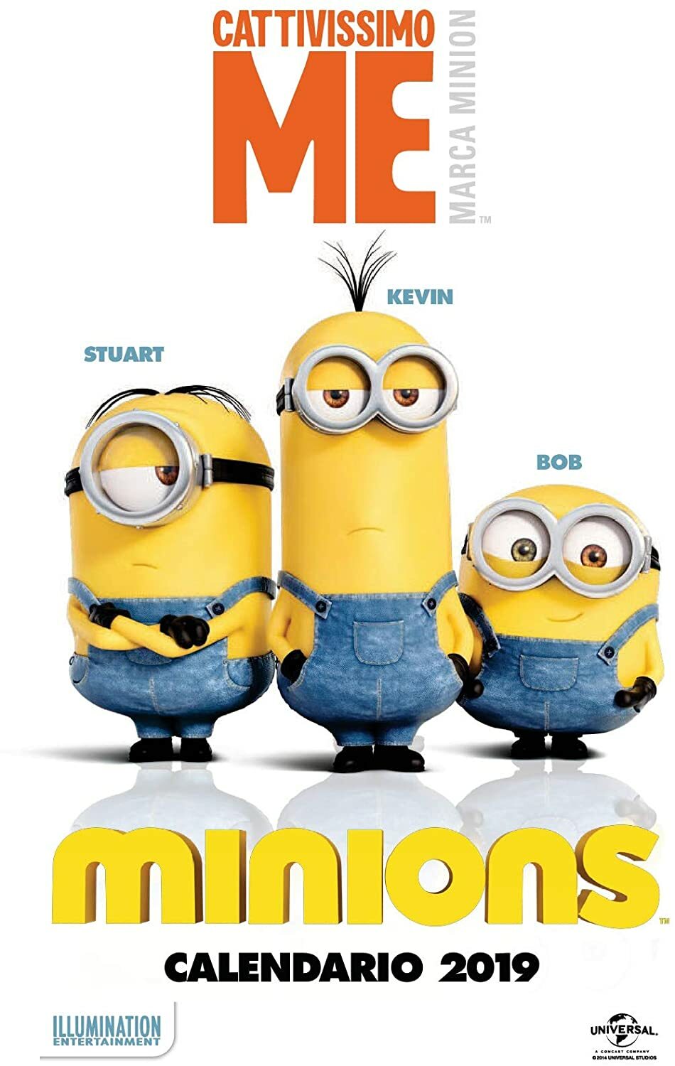 Cattivissimo Me 3 - Minions Calendario da parete 2019 CAL19-DESP BYBLOS