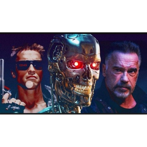 T1 Terminator Dark Fate Bucket Popcorn & Eyes Lights Movie Theater Exclusive - Picture 7 of 12
