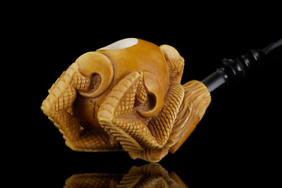 Eagle   Claw Pipe By Kenan-new-block Meerschaum Handmade W Case&Tamper#766