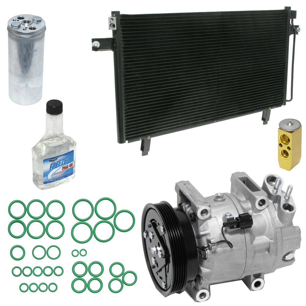 A/C Compressor Kit-Compressor-condenser Replacement Kit UAC KT 1852A ...