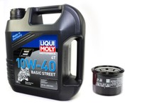 MotoröL Set ÖLfilter HF147 10W40 4 Liter Mineralisch FüR Yamaha FZS 600 XVS 1300