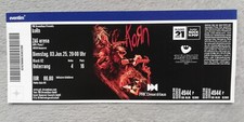 KoRn 03.06.2025 Hannover ZAG Arena Fan Sammlerticket
