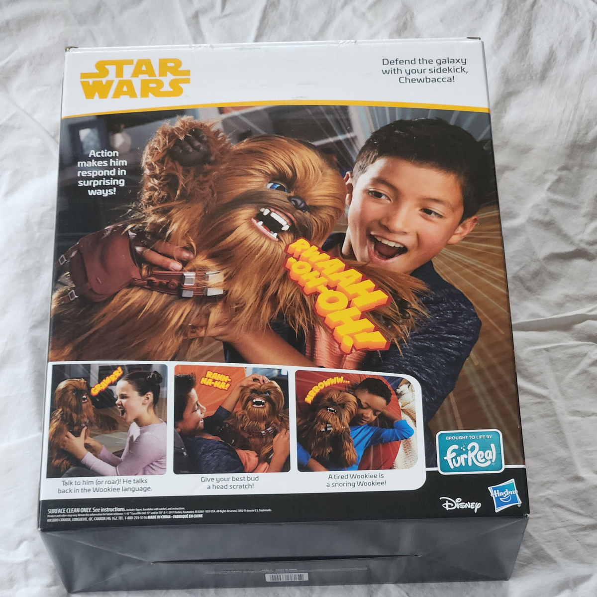 Star Wars FurReal Ultimate Co-pilot Chewie Interactive Plush Incl