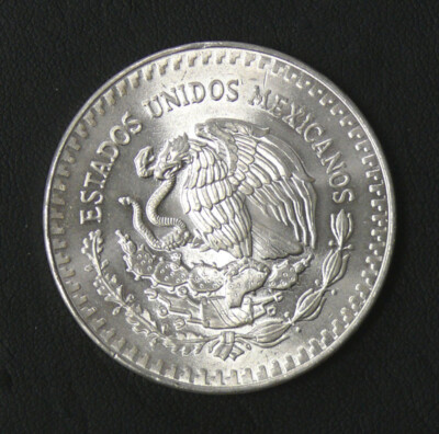 メキシコ 1onza銀貨 1985 1985年発行のメキシコ の1オンザ銀貨