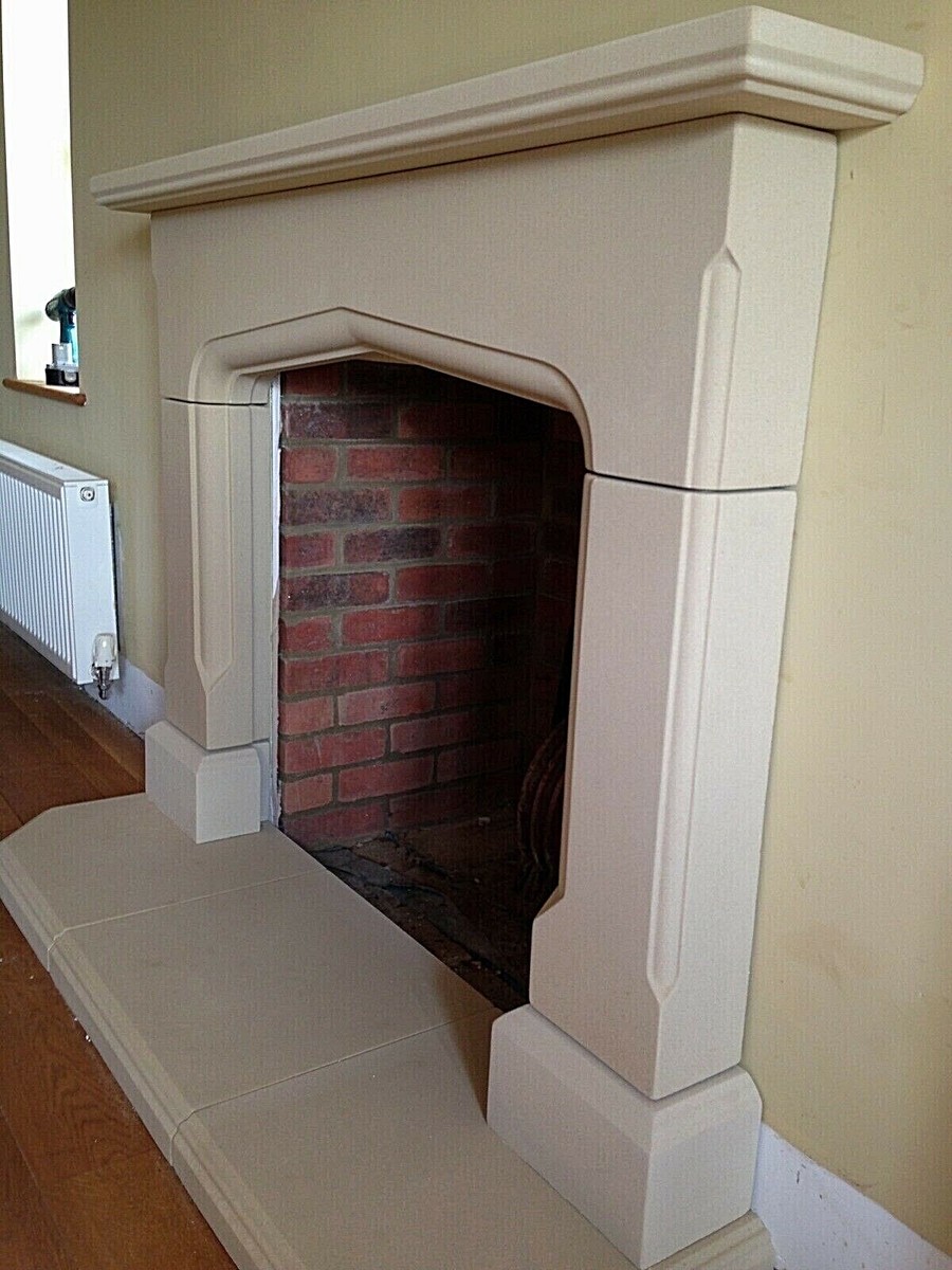 Fireplace Surround stone NEW QUALITY Hand crafted Uk delivery available |  eBay