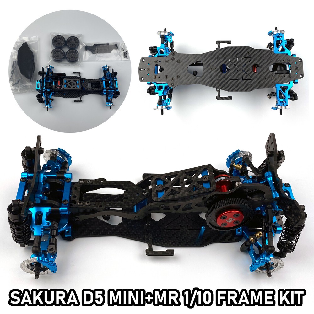 For 1/10 SAKURA D5 MINI+MR Drift Racing Car Frame Chassis (Midship) Kit