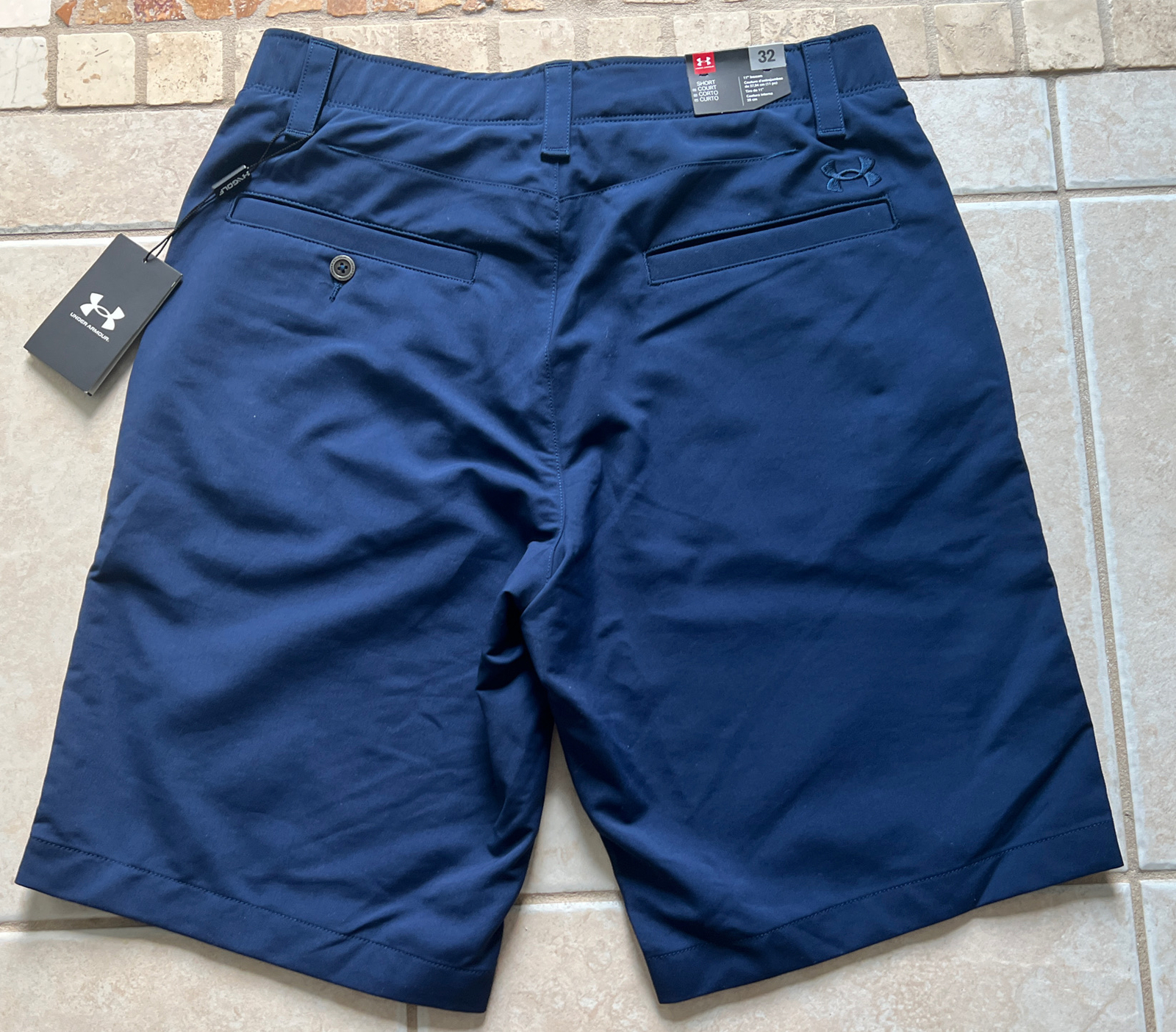 Under Armour Men's 11” UA Match Play Golf Shorts 1253487 Dark Blue 409