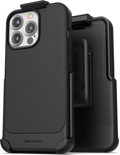 iPhone 13 Pro Belt Clip Case Encased Thin Armor Case w/ Holster **NEW**