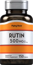 Rutin 500mg | 150 Tablets | Vegetarian, Non-GMO, Gluten Free | by Piping Rock