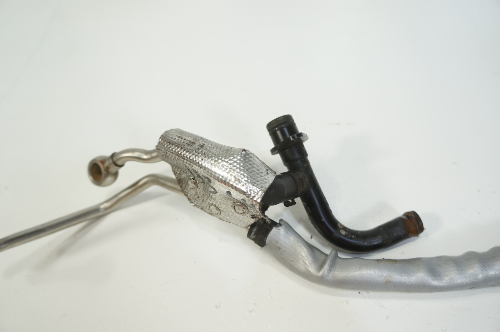 03-08 Bentley Continental Flying GTC GT Turbocharger Oil Line Hose Left Side OEM