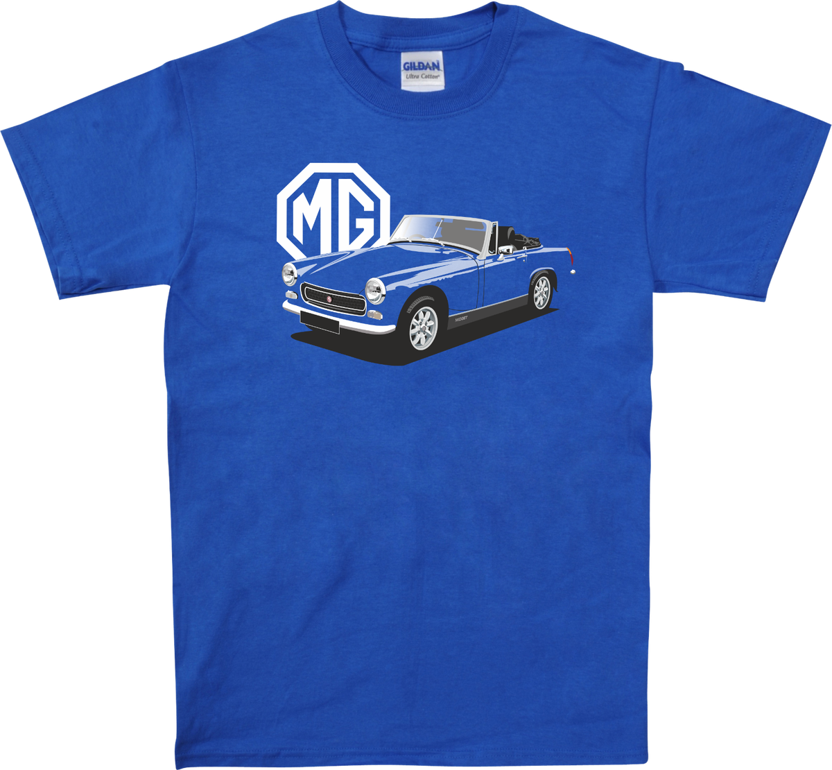 T-shirt Vintage MG Midget - Logo Classique De Voiture De Sport Britannique - 9+ Couleurs Disponibles - Neuf Avec étiquettes