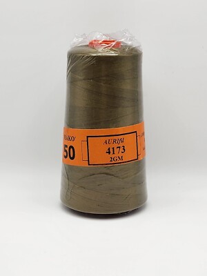 Aurifil 50WT #4173 Dark Olive / CONE 6,452Yd 100% Cotton Thread
