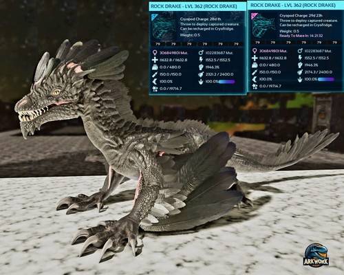 🦖ARK Survival Ascended Rock Drake New Top Stats PVE PS5/XBOX/PC - Afbeelding 4 van 54