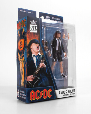 AC/DC - Angus Young - Black Edition - BST AXN Action Figur / Sammelfigur - Neu 