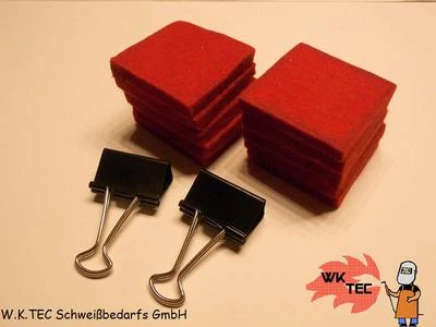 Reinigungs Filz getränkt für MIG-MAG Schweißdraht Set EWM;ESAB;LINCOLN;ESS;REHM.