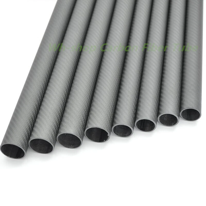3K Carbon Fiber Tube OD12mm x ID8mm 10mm x 500mm Roll Wrapped Pipe/Pole - Image 3 of 4
