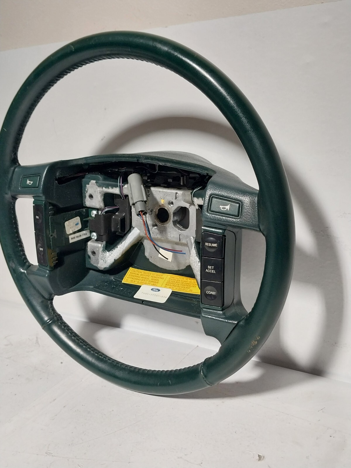 1994 1995 1996 Ford F150 Bronco Steering Wheel Cruise Control LEATHER