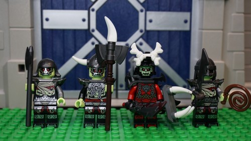 LEGO Custom Minifigures - Ninjago Bone King with Greenbone Warriors (4 Pack) - Picture 2 of 15