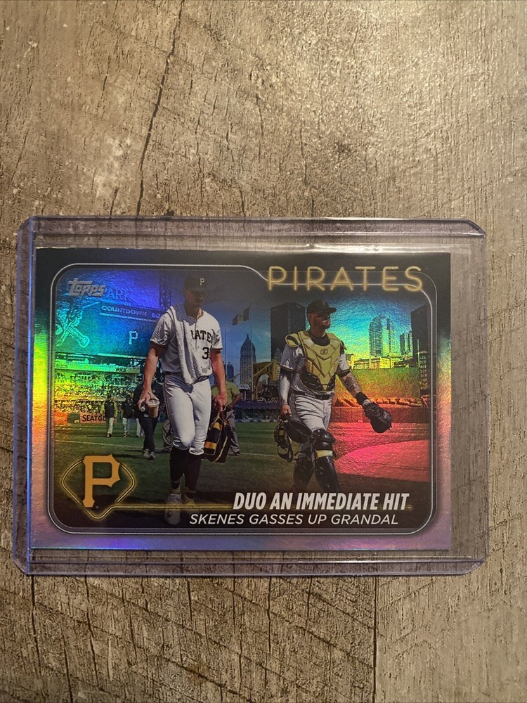 2024 Topps Update Paul Skenes Duo an Immediate Hit #US160 Rainbow Foil Pirates