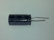 NIC Components 4700 uF 16 Volt Radial Lead Electrolytic Capacitor/USA Seller