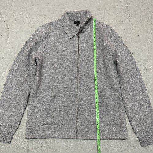 J. Chaqueta Coach Crew Para Hombre Lana Merino Hervida Talla Mediana 100% Lana Cremallera Completa - Imagen 8 de 10