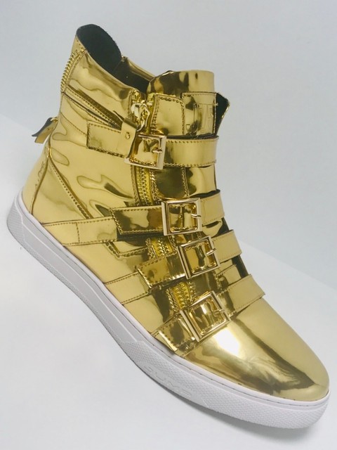 mens gold shoes for sale