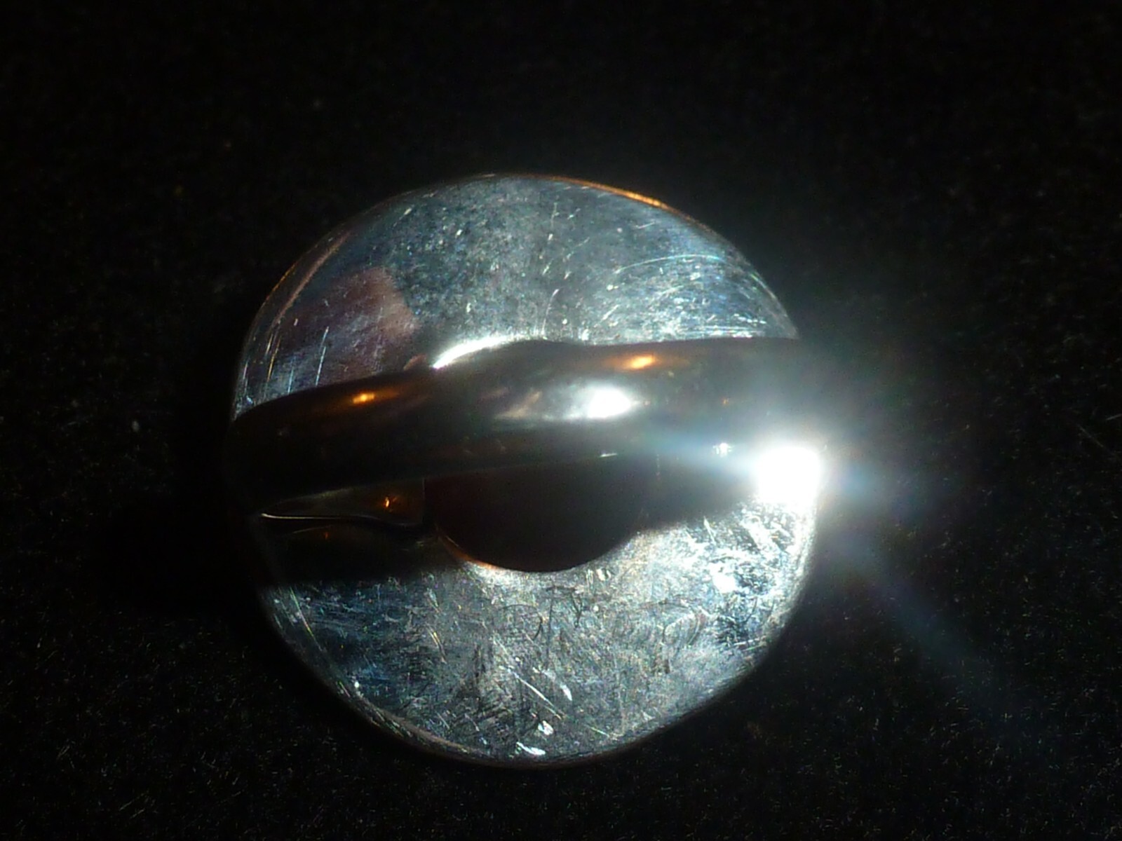 SOLID STERLING SILVER DETAILED ROUND CARNELIAN RI… - image 7